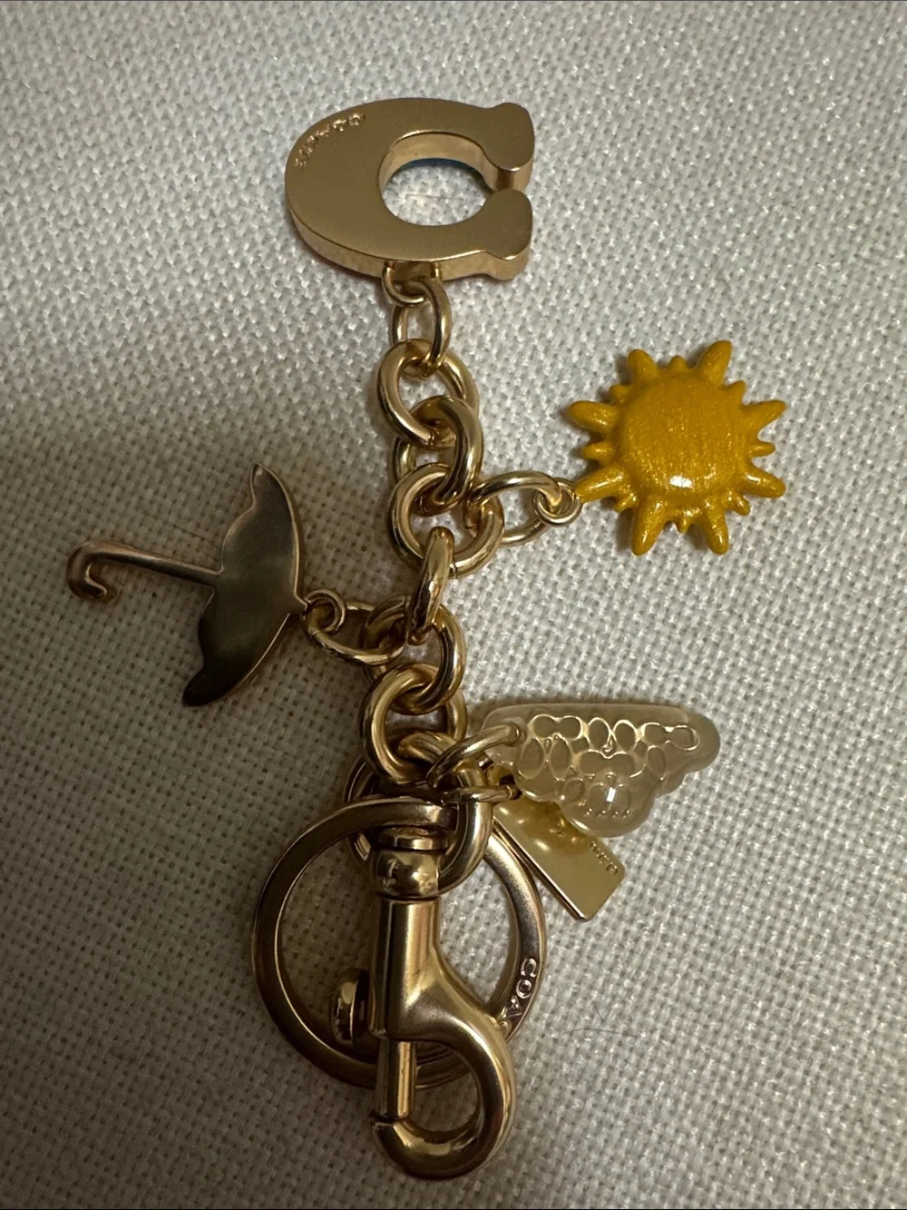 NWOT, Coach vintage key chain “ Summer” theme. - Picture 4 of 6